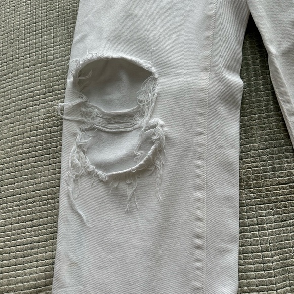 LOVERS + FRIENDS Ladies Size 24 Ryan High Rise Sustainable White Jeans LA - Picture 4 of 9